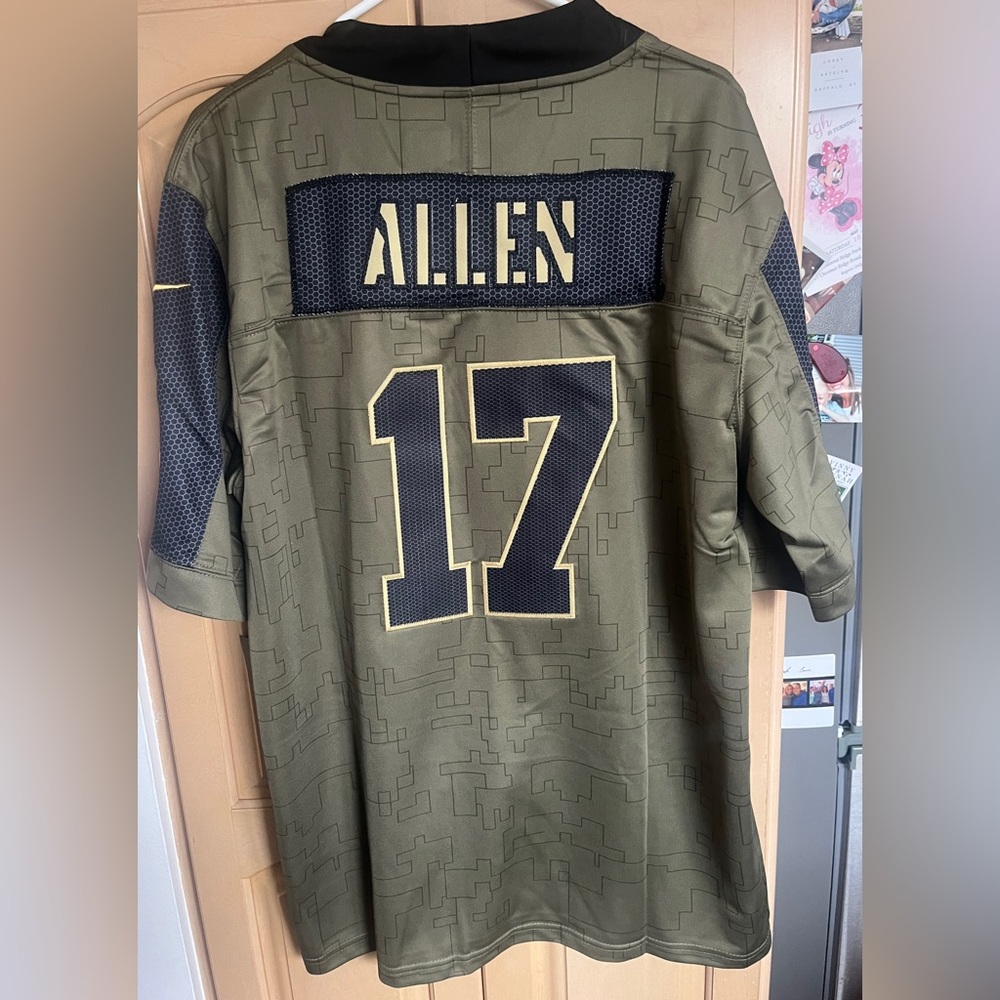 NFL official Buffalo Bills Josh Allen Salute To Service jersey